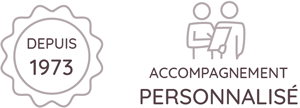 Accompagnement personnalisé - Depuis 1973